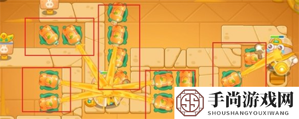 《保卫萝卜4》法老归来第77关通关攻略